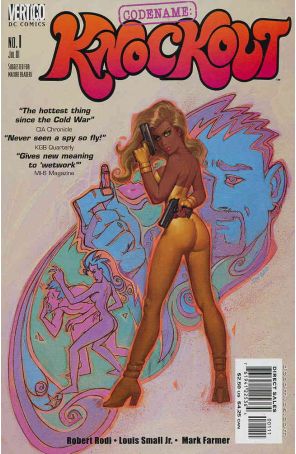 Codename: Knockout 1 published by DC/Vertigo with cover art by Joe Chiodo