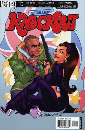 Codename: Knockout 14 published by DC/Vertigo with cover art by J. Scott Campbell