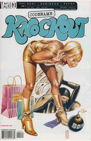 Codename: Knockout 20 published by DC/Vertigo with cover art by J.G. Jones