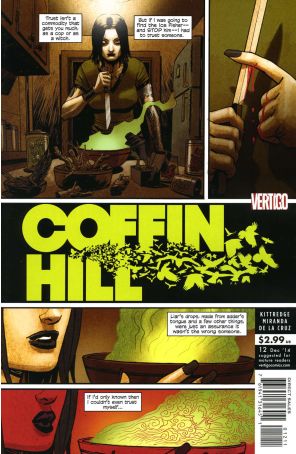 Coffin Hill 12 published by DC/Vertigo with cover art by Dave Johnson