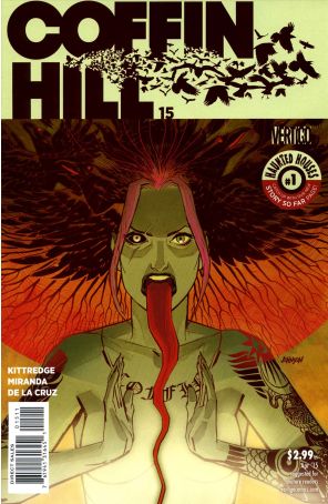 Coffin Hill 15 published by DC/Vertigo with cover art by Dave Johnson