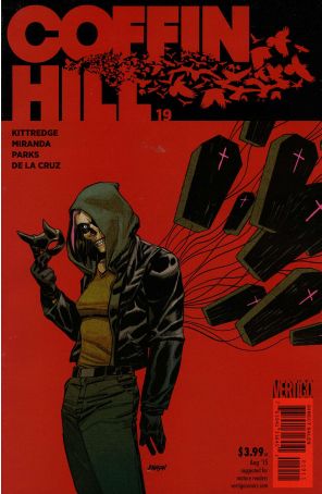 Coffin Hill 19 published by DC/Vertigo with cover art by Dave Johnson