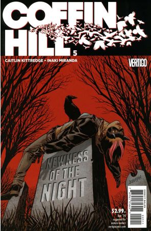Coffin Hill 5 published by DC/Vertigo with cover art by Dave Johnson