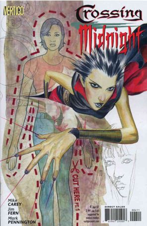 Crossing Midnight 4 published by DC/Vertigo with cover art by J.H. Williams III