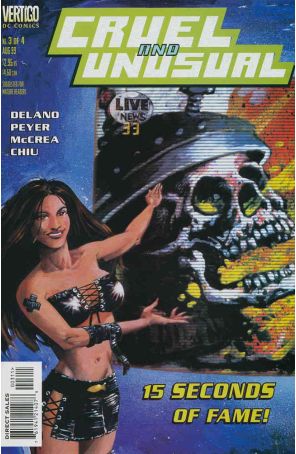 Cruel and Unusual 3 published by DC/Vertigo with cover art by John McCrea