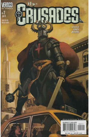 The Crusades 2 published by DC/Vertigo with cover art by Christopher Moeller