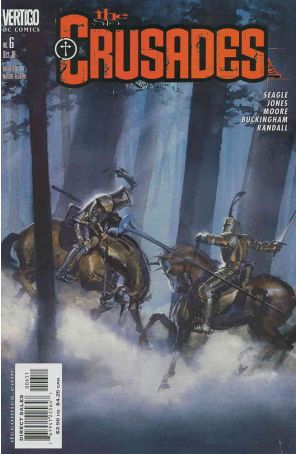 The Crusades 6 published by DC/Vertigo with cover art by Jon J. Muth