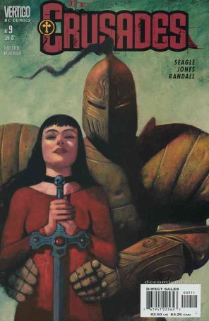 The Crusades 9 published by DC/Vertigo with cover art by Dean Ormston