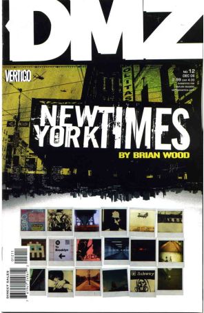 DMZ 12 published by DC/Vertigo with cover art by Brian Wood