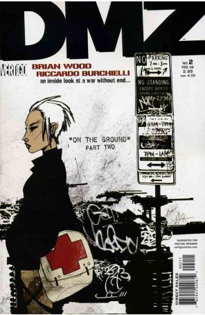 DMZ 2 published by DC/Vertigo with cover art by Brian Wood