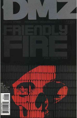 DMZ 22 published by DC/Vertigo with cover art by Brian Wood