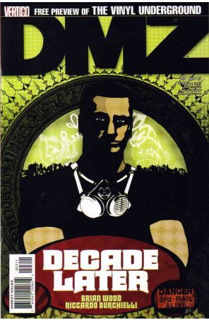 DMZ 23 published by DC/Vertigo with cover art by Brian Wood