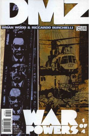 DMZ 37 published by DC/Vertigo with cover art by John Paul Leon