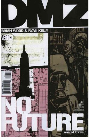 DMZ 42 published by DC/Vertigo with cover art by John Paul Leon
