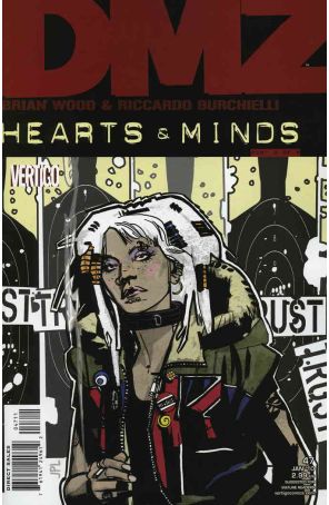 DMZ 47 published by DC/Vertigo with cover art by John Paul Leon