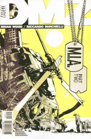 DMZ 52 published by DC/Vertigo with cover art by John Paul Leon