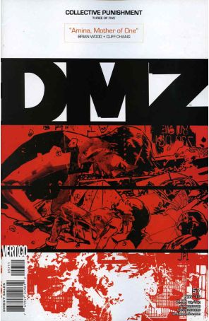 DMZ 57 published by DC/Vertigo with cover art by John Paul Leon