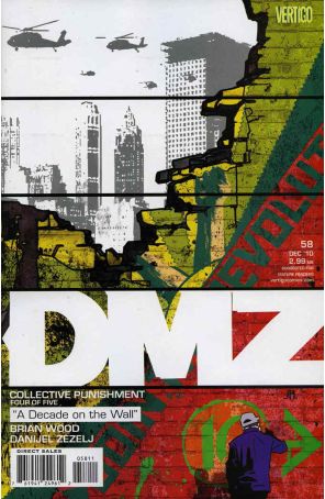 DMZ 58 published by DC/Vertigo with cover art by John Paul Leon