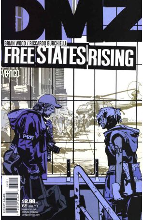 DMZ 65 published by DC/Vertigo with cover art by John Paul Leon