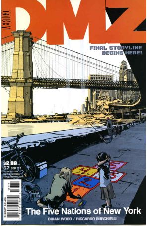 DMZ 67 published by DC/Vertigo with cover art by John Paul Leon