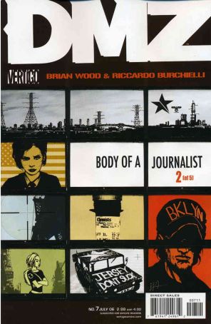 DMZ 7 published by DC/Vertigo with cover art by Brian Wood