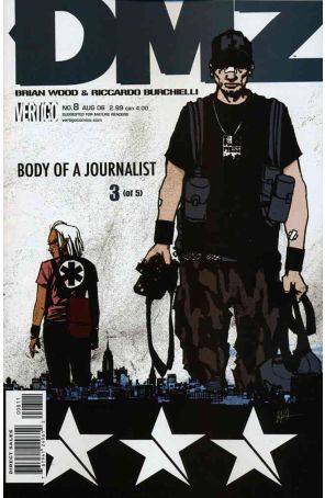 DMZ 8 published by DC/Vertigo with cover art by Brian Wood