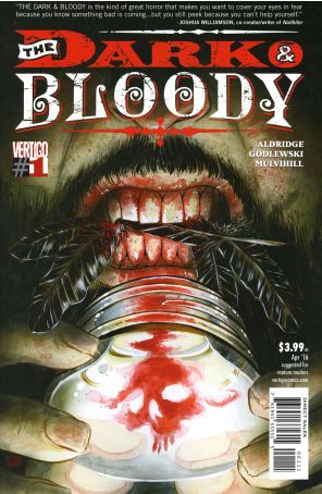 The Dark And Bloody 1 published by DC/Vertigo with cover art by Tyler Crook