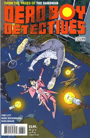 Dead Boy Detectives (2nd Series) 6 published by DC/Vertigo with cover art by Mark Buckingham