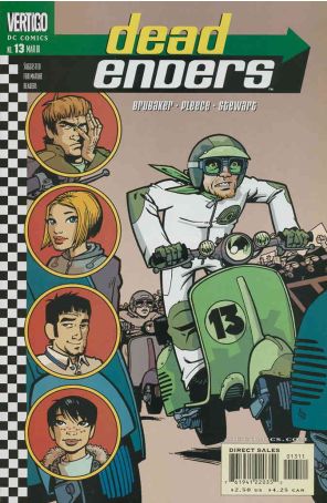 Deadenders 13 published by DC/Vertigo with cover art by Philip Bond