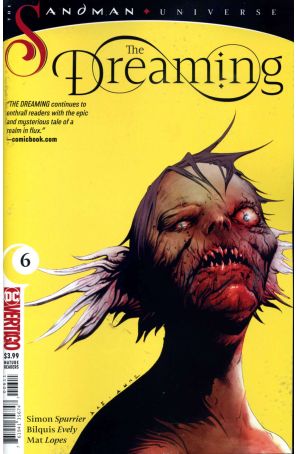 Dreaming (2nd Series) 6 published by DC/Vertigo with cover art by Jae Lee