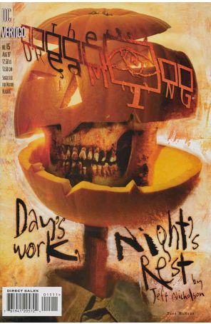 The Dreaming 15 published by DC/Vertigo with cover art by Dave McKean