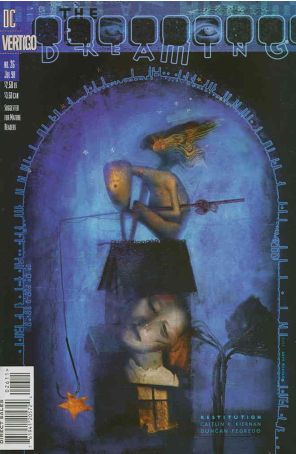 The Dreaming 26 published by DC/Vertigo with cover art by Dave McKean
