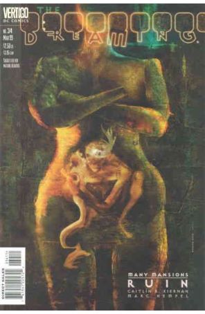 The Dreaming 34 published by DC/Vertigo with cover art by Dave McKean