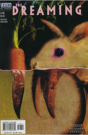 The Dreaming 48 published by DC/Vertigo with cover art by Dave McKean