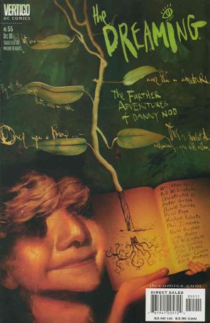 The Dreaming 55 published by DC/Vertigo with cover art by Dave McKean