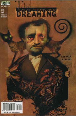 The Dreaming 56 published by DC/Vertigo with cover art by Dave McKean