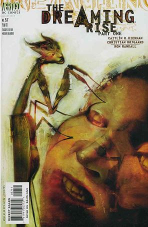 The Dreaming 57 published by DC/Vertigo with cover art by Dave McKean