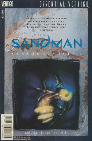 Essential Vertigo: The Sandman 24 published by DC/Vertigo with cover art by Dave McKean