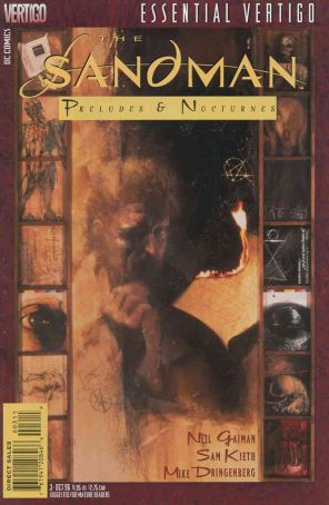Essential Vertigo: The Sandman 3 published by DC/Vertigo with cover art by Dave McKean