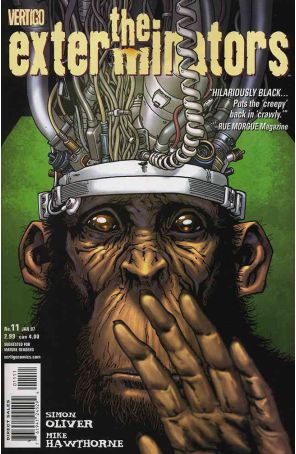 The Exterminators 11 published by DC/Vertigo with cover art by Philip Bond
