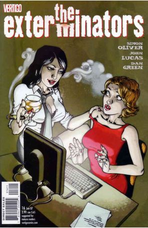 The Exterminators 16 published by DC/Vertigo with cover art by Philip Bond