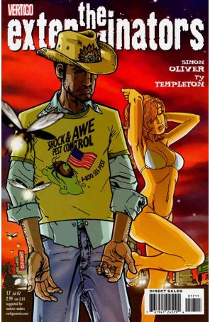 The Exterminators 17 published by DC/Vertigo with cover art by Philip Bond