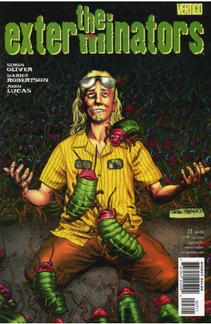 The Exterminators 23 published by DC/Vertigo with cover art by Glenn Fabry