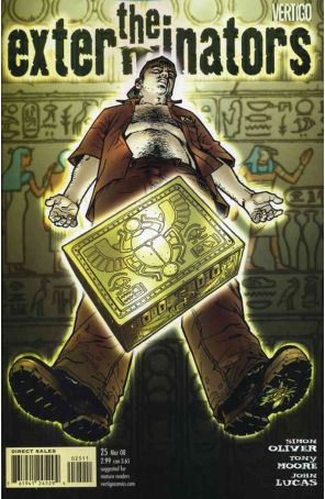 The Exterminators 25 published by DC/Vertigo with cover art by Philip Bond