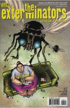 The Exterminators 4 published by DC/Vertigo with cover art by Philip Bond