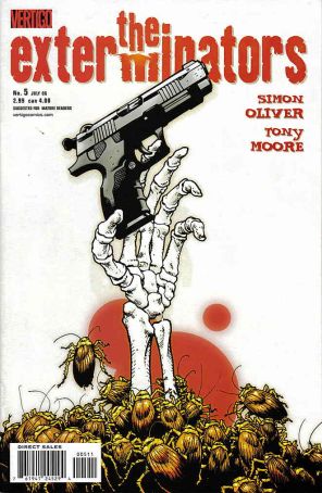 The Exterminators 5 published by DC/Vertigo with cover art by Philip Bond