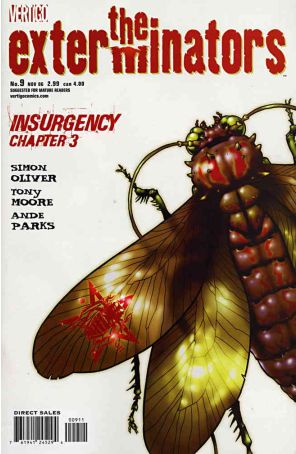The Exterminators 9 published by DC/Vertigo with cover art by Philip Bond