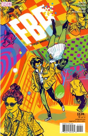 FBP: Federal Bureau of Physics 10 published by DC/Vertigo with cover art by Nathan Fox