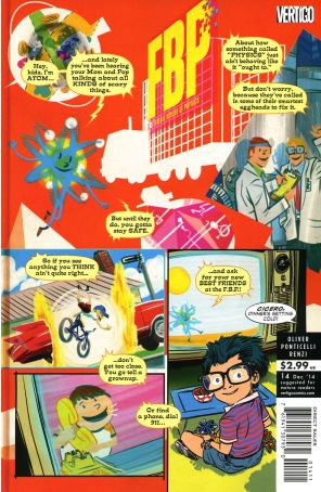 FBP: Federal Bureau of Physics 14 published by DC/Vertigo with cover art by Nathan Fox