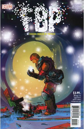 FBP: Federal Bureau of Physics 24 published by DC/Vertigo with cover art by Nathan Fox